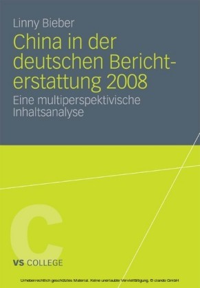 China in der deutschen Berichterstattung 2008