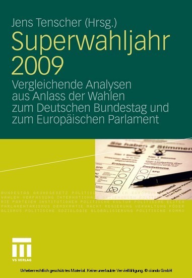 Superwahljahr 2009 main product photo