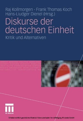 Diskurse der deutschen Einheit