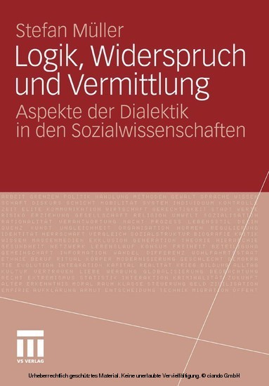 Logik, Widerspruch und Vermittlung main product photo