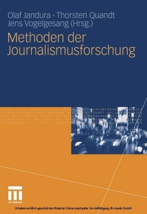 Methoden der Journalismusforschung