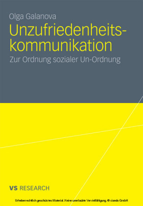 Unzufriedenheitskommunikation