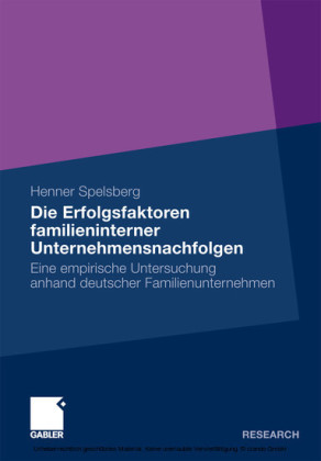 Die Erfolgsfaktoren familieninterner Unternehmensnachfolgen