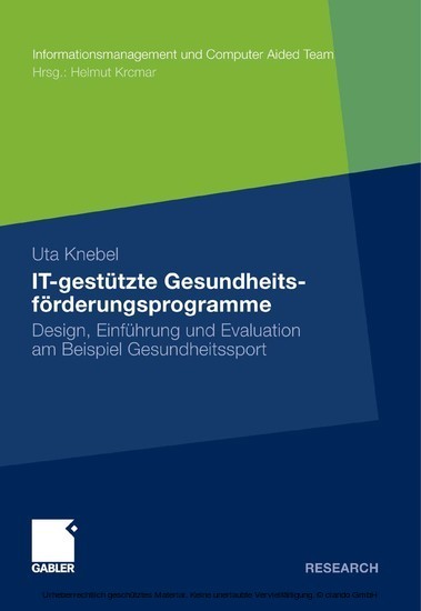 IT-gestützte Gesundheitsförderungsprogramme main product photo