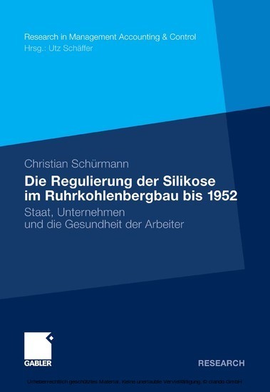 Die Regulierung der Silikose im Ruhrkohlenbergbau bis 1952 main product photo