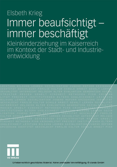 Immer beaufsichtigt - immer beschäftigt main product photo
