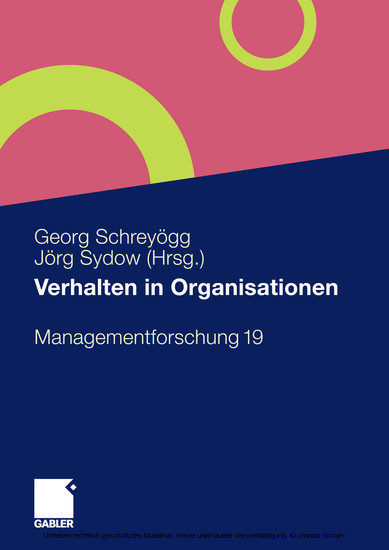 Verhalten in Organisationen main product photo