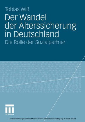 Der Wandel der Alterssicherung in Deutschland