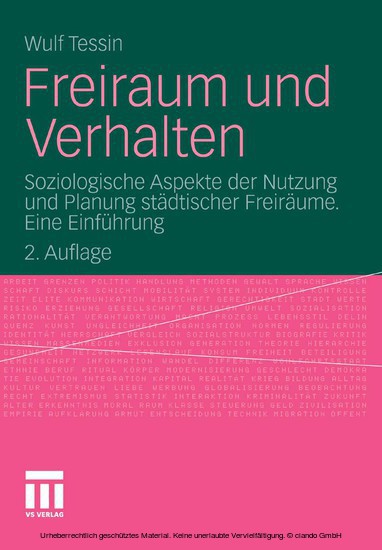 Freiraum und Verhalten main product photo