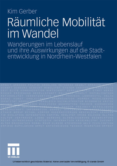 Räumliche Mobilität im Wandel main product photo