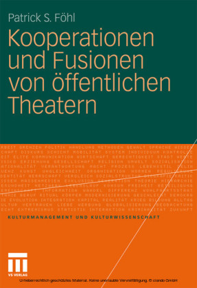 Kooperationen und Fusionen von öffentlichen Theatern