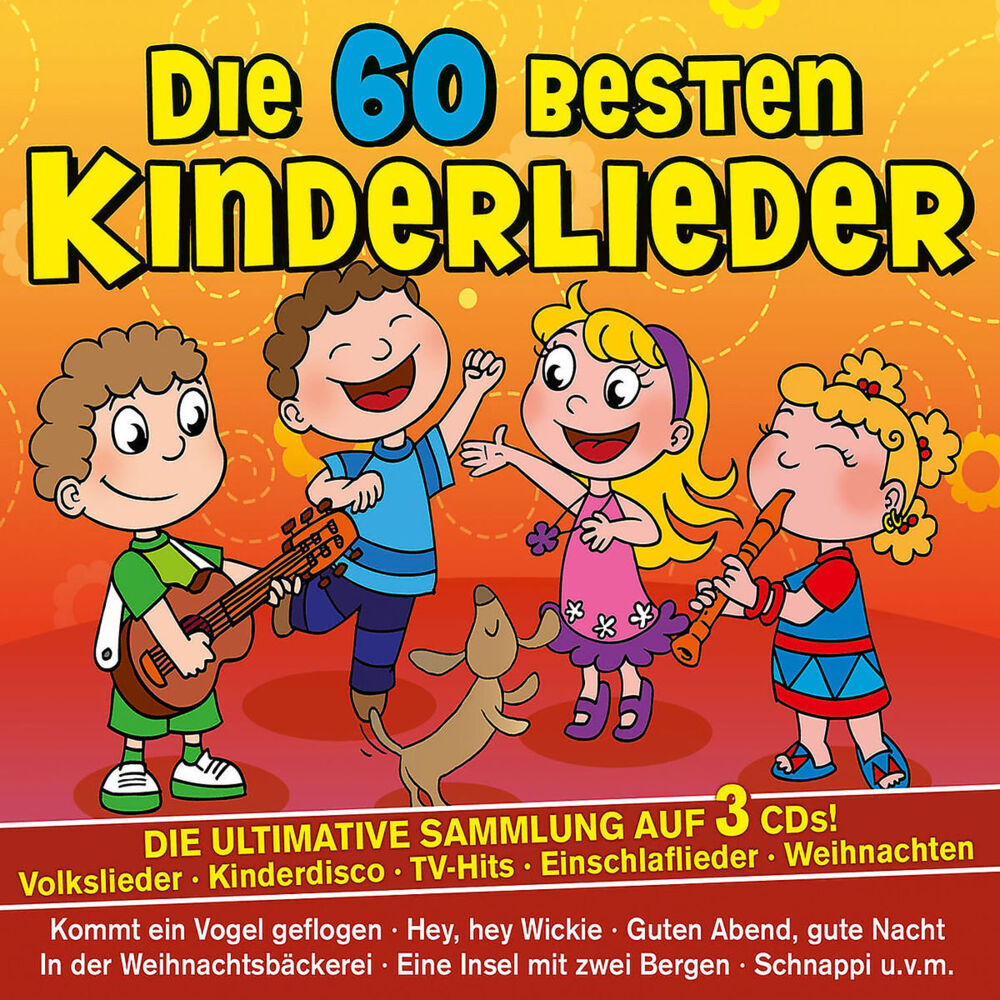 Die 60 besten Kinderlieder, 3 Audio-CDs main product photo