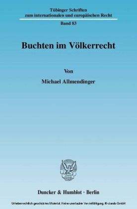 Buchten im Völkerrecht.