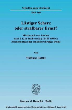 Lästiger Scherz oder strafbarer Ernst? main product photo