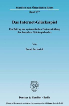 Das Internet-Glücksspiel.