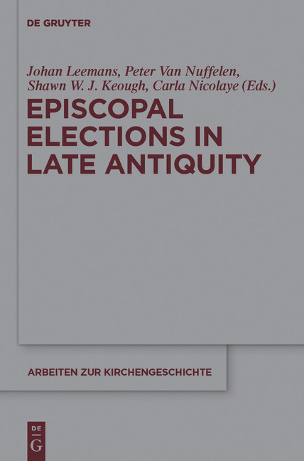 Episcopal Elections in Late Antiquity main product photo