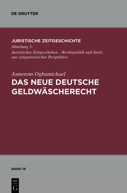 Das neue deutsche Geldwäscherecht main product photo
