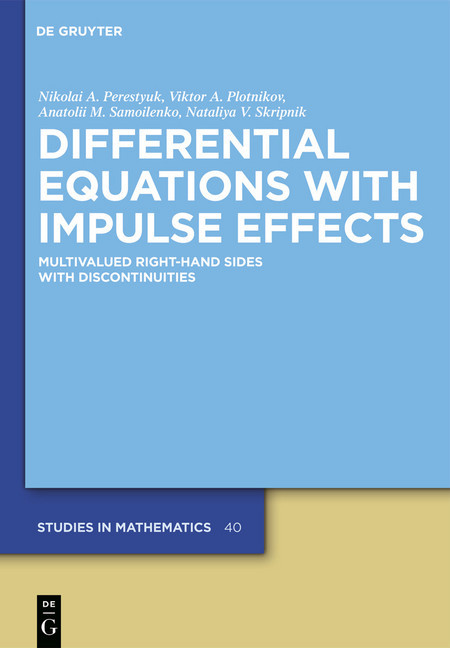 Differential Equations with Impulse Effects main product photo