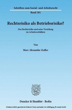 Rechtsrisiko als Betriebsrisiko?