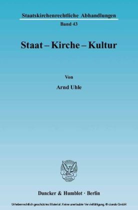 Staat - Kirche - Kultur.