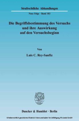 Die Begriffsbestimmung des Versuchs und ihre Auswirkung auf den Versuchsbeginn. main product photo