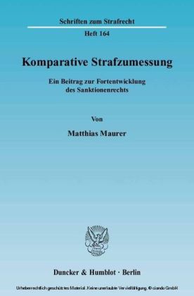 Komparative Strafzumessung.