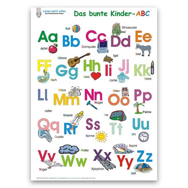 Das bunte Kinder-ABC, Poster main product photo
