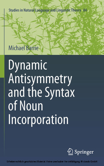 Dynamic Antisymmetry and the Syntax of Noun Incorporation main product photo