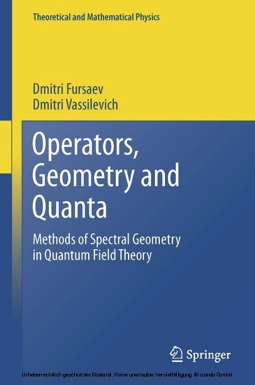 Operators, Geometry and Quanta main product photo