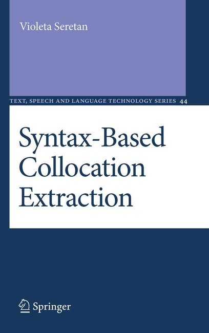 Syntax-Based Collocation Extraction main product photo