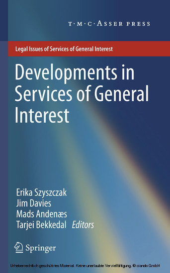 Developments in Services of General Interest main product photo
