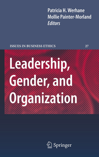 Leadership, Gender, and Organization main product photo