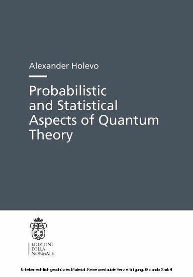 Probabilistic and Statistical Aspects of Quantum Theory main product photo
