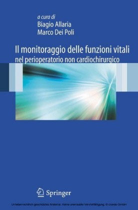 Il monitoraggio delle funzioni vitali nel perioperatorio non cardiochirurgico