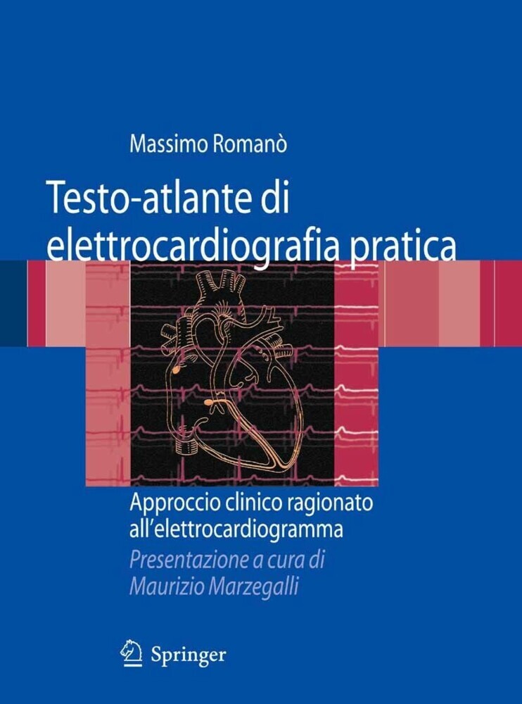 Testo-atlante di elettrocardiografia pratica main product photo