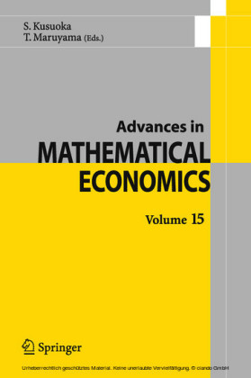 Advances in Mathematical Economics Volume 15. Vol.15