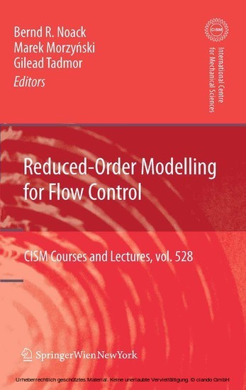 Reduced-Order Modelling for Flow Control main product photo