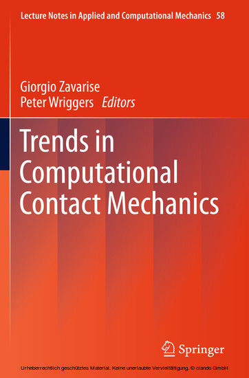 Trends in Computational Contact Mechanics main product photo
