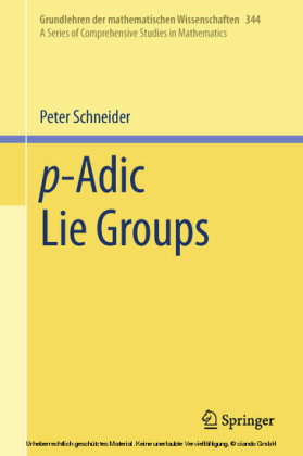 p-Adic Lie Groups
