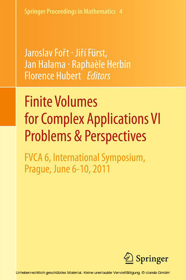 Finite Volumes for Complex Applications VI Problems & Perspectives main product photo