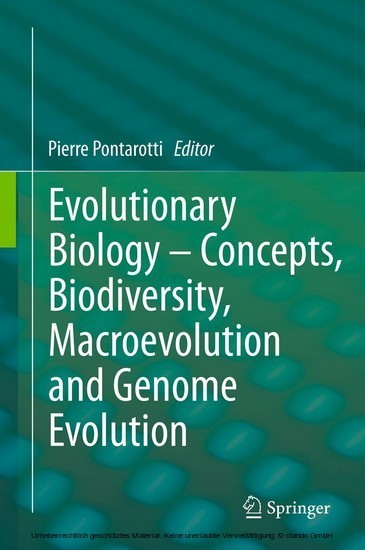 Evolutionary Biology - Concepts, Biodiversity, Macroevolution and Genome Evolution main product photo