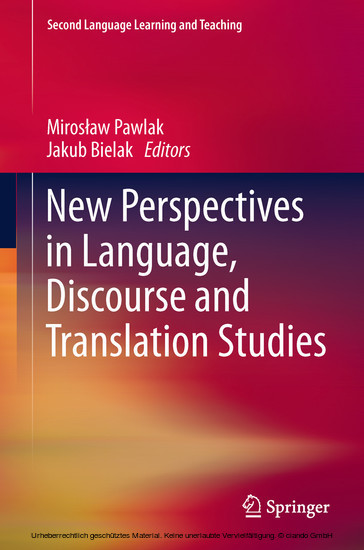 New Perspectives in Language, Discourse and Translation Studies main product photo