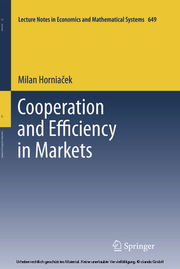 Cooperation and Efficiency in Markets main product photo