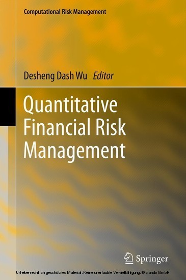 Quantitative Financial Risk Management main product photo