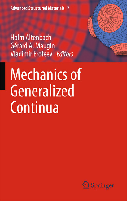 Mechanics of Generalized Continua main product photo