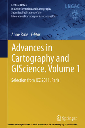 Advances in Cartography and GIScience. Volume 1. Vol.1