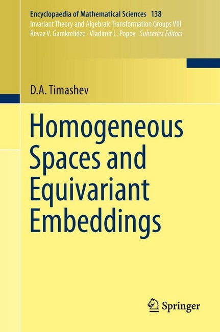 Homogeneous Spaces and Equivariant Embeddings main product photo