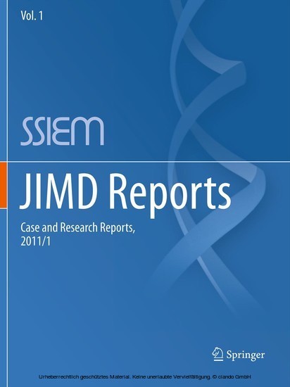 JIMD Reports - Case and Research Reports, 2011/1 main product photo