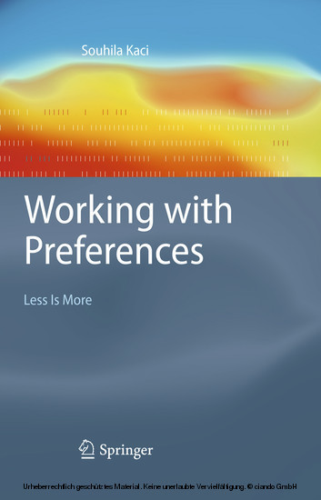 Working with Preferences: Less Is More main product photo