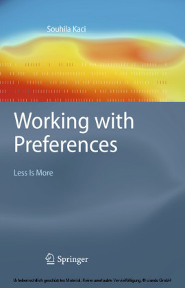 Working with Preferences: Less Is More